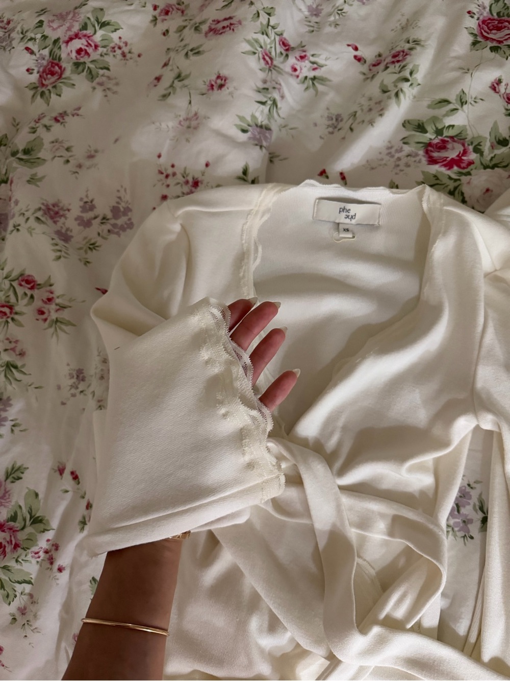 Phe phe 2 piece set wrap top pants - Picture 4 of 5